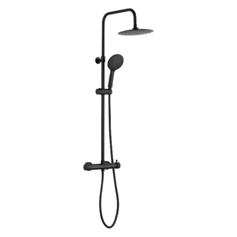 GEDY GYSC1025160 STAR PLUS Grifo Monomando Gran Ducha Telescópico Negro Mate - ref: GYSC1025160