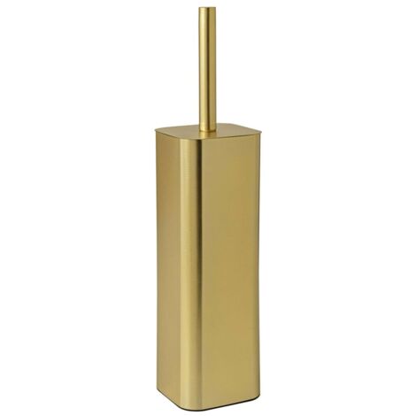 GEDY JACK portascopino da terra con ciuffo in setole oro spazzolato codice prod: 000013348800000