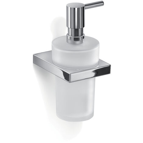 GEDY Lanzarote dosa sapone a parete in vetro satinato cromato codice prod: 0000A3811300000
