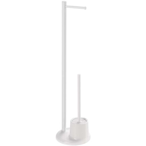 GEDY MM320200000 Columna Portarrollo+Escobillero G-Mammolo Blanco - ref: MM320200000