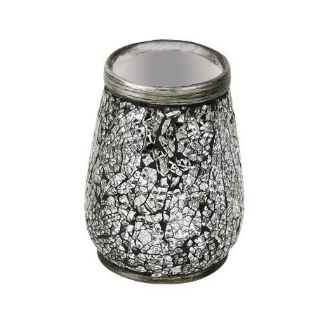 GEDY MY987300300 MYOSOTIS Portacepillos Plata - ref: MY987300300