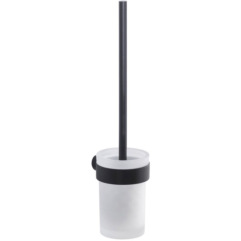 PI330314100 pirenei Escobillero De Pared Negro Mate - ref: PI331400104 - Gedy