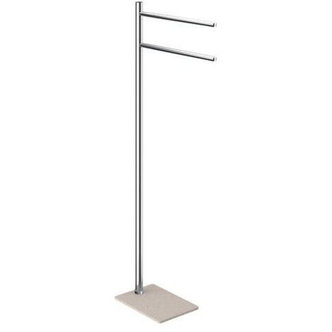 Gedy Piantana Porta Asciugamani Tania Cromo e Beige