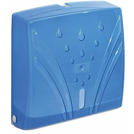 Gedy Porta Salviette Distributore Salviette Azzurro Resina 29x26,5x11 Cm