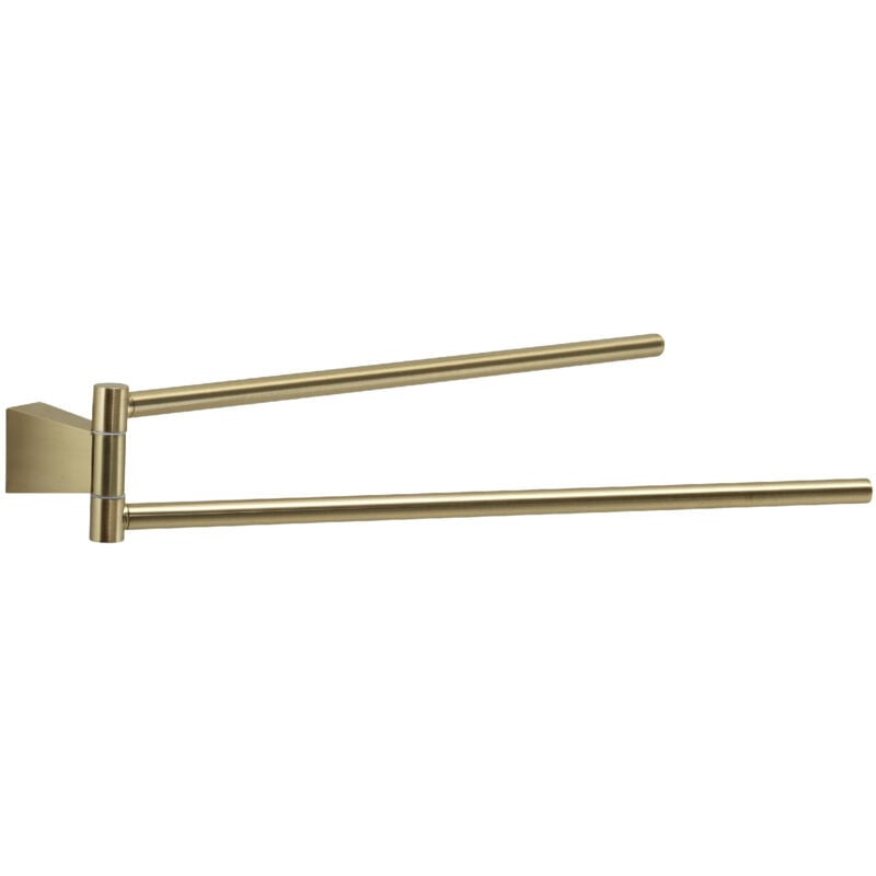 Gedy Porte-Serviettes Double Articulé Tonale Or Mat 0000tn238800100