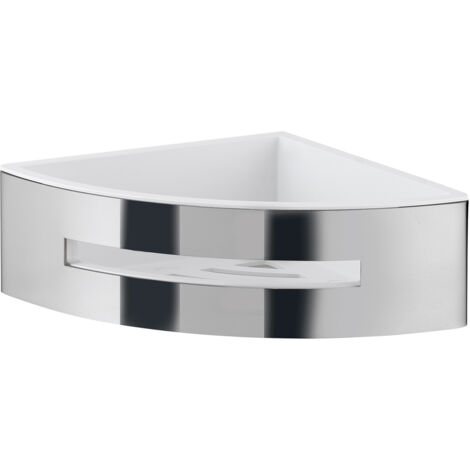 GEDY Poseidon porta oggetti doccia angolare cromato bianco codice prod: 000077802300000