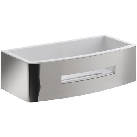 GEDY Poseidon porta oggetti doccia rettangolare cromato bianco codice prod: 000077182300000