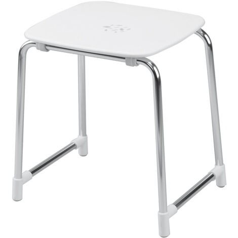 GEDY Prima classe sgabello da bagno bianco cromato codice prod: 000060722300000