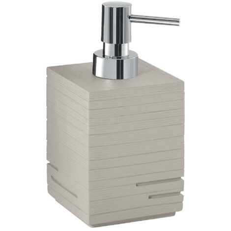 GEDY QUADROTTO DISTRIBUTEUR DE SAVON, RÉSINE, TÓRTORA, 8.2 X 8.2 X 16 QU8166