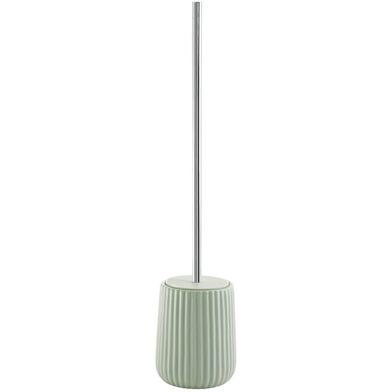 G-Marika, Scopino wc Verde Menta, Scovolino Bagno Realizzato in Ceramica, Misure 45X10,2X10,2 cm e Peso 0,96 kg, Design r&s, 2 Anni di Garanzia,