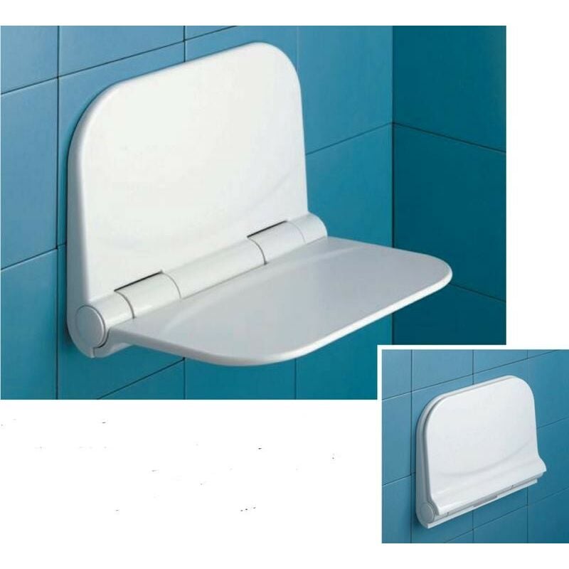 Siège pliant pour douche de salle de bain cm.38x30x7 capacité kg.120 - Salon