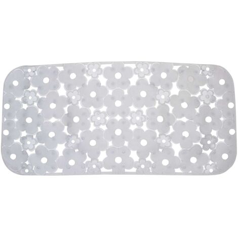 GEDY Tappeto Antiscivolo Margherita Vasca 35X72 Cm Trasparente
