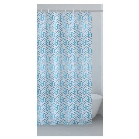 Gedy Tenda Doccia G-Pool in PEVA Azzurro con Disegni 120x200 cm