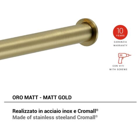 GEDY TN248800000 TONALE Portarrollo Oro Mate - ref: TN248800100