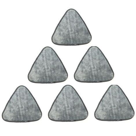 Geeignet für 360° drehbare Wischmopps, Fasermoppköpfe, wiederverwendbare Ersatzmoppköpfe und dreieckige Mikrofaser-Ersatzpads für Wischmopps (1,8 m).