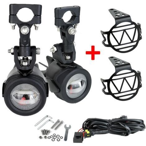 Geeignet für BMW 40W Motorradscheinwerfer, ultrahelle LED-Außenleuchten, blendfreie Motorradscheinwerfer