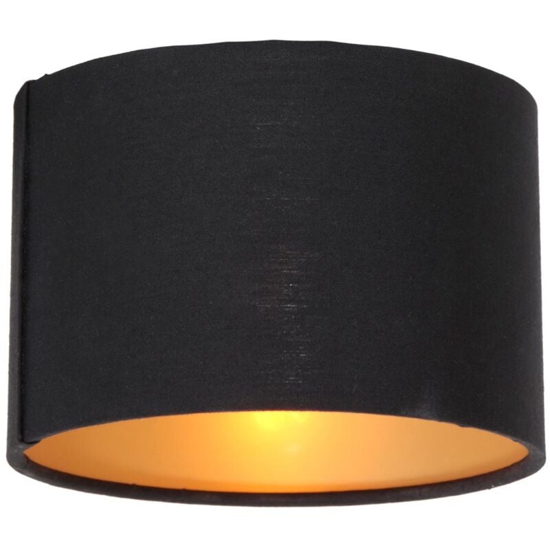 Abat-jour - Shade - noir - lin - ø 13cm - E14 - - Steinhauer