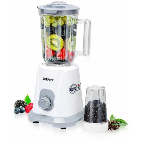 Geepas GSB44027 15L 400W Electric Blender Smoothie Maker White