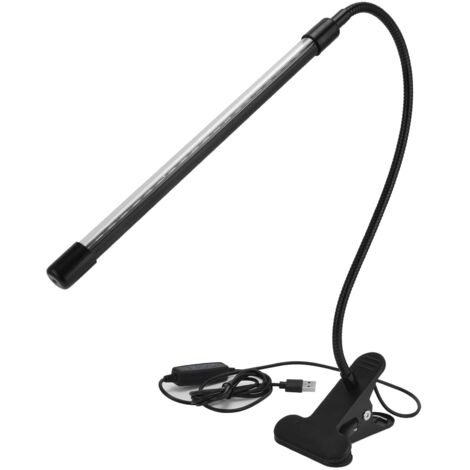 GEERYZHE LED-Pflanzenlampe mit Klemme, USB-Anschluss, automatischer Timer, einstellbarer Helligkeit und Entfernung, 360° flexibler Schwanenhals, geeignet für den Pflanzenanbau