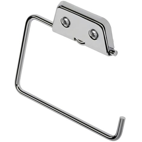 Geesa Toilettenpapierhalter Hotel - Klopapierhalter, Wc Papierhalter zum Bohren, chrom