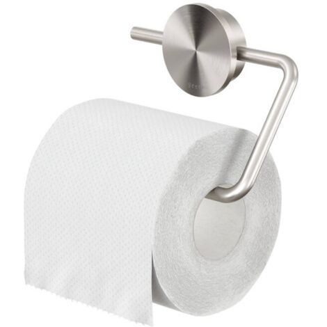 Geesa Toilettenpapierhalter Opal zum Schrauben Klopapierhalter Edelstahl gebürstet