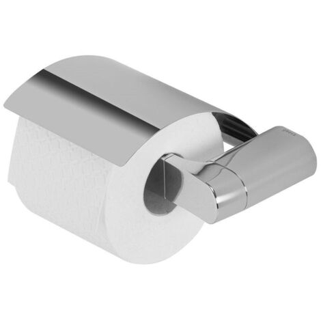 Geesa Wynk Porte-rouleau de papier toilette avec couvercle Chrome (gauche)