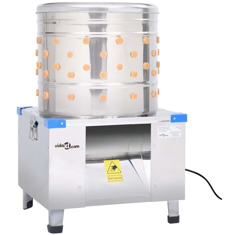 Geflügelrupfmaschine Edelstahl 123 Finger 1500 W