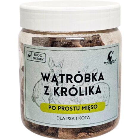 Gefriergetrocknete Kaninchenleber 80g für Hunde und Katzen  Vitamin B12  Fettsäuren  GESUNDER GESCHMACK