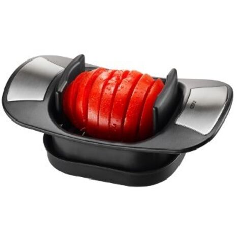 Gefu 12371 Caffettiera con pomodoro e tazze, acciaio inox, grigio, medio