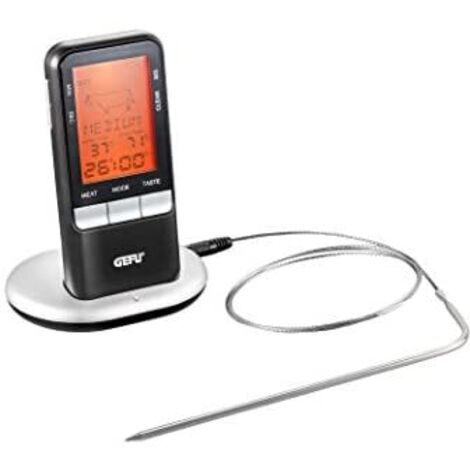Gefu 21.850 Termometro digitale senza fili per carne Handi, acciaio inox