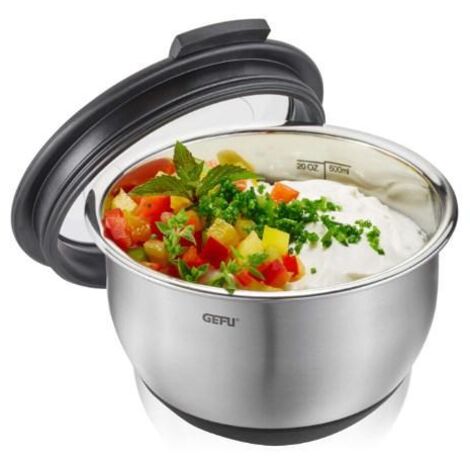 Gefu Muovo bol inox argenté 24 cm 4,5 litres