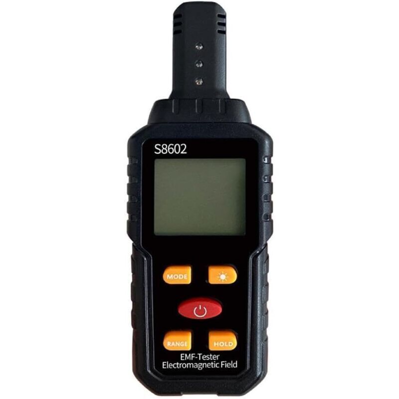 Geiger Counter – Electromagnetic Radiation Detector – Electric Field 40 V/m – Magnetic Field 0.4 μT – LCD Graphic Display