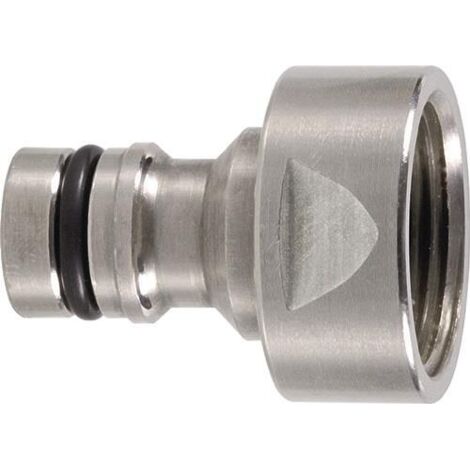GEKA Hahnstecker plus-Stecksystem Messing vernickelt IG 24,66 mm - 46.0711.8