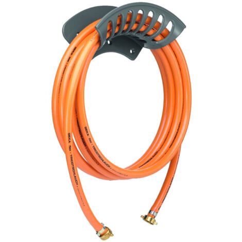 GEKA Heizkessel Füll Set, PVC Schlauch 1/2" 5m, Wandhalter Schlauchset 13.8214.9
