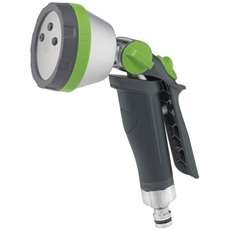 GEKA plus Multibrause 5S mit 5 Sprühbildern, Softgrip, Brausekopf Alu, 46.1000.9