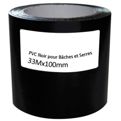 GEKO - Adhésif de réparation agricole 100mmx33m noir