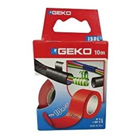 GEKO ADHÉSIF ISOLATION 15MMX10M ROUGE