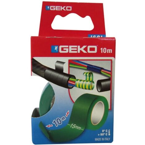 GEKO - Adhésif isolation 15mmx10m vert