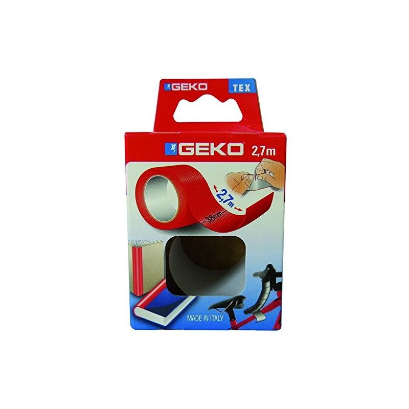 Adhésif tissu plastifié 38MMX2.7M rouge - Geko