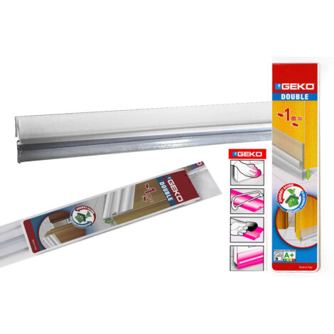 geko bajo puerta adh pvc perfil pvc 1mx38mm transpar 1450-10