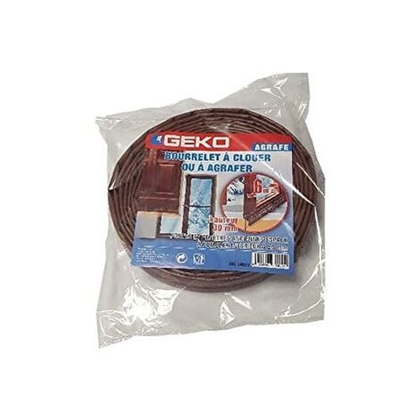 GEKO - Joint à clouer ou agrafer 30mmx6m marron