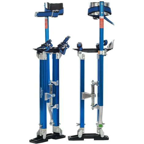 Geko Échasses de travail bleu hauteur réglable 61 à 101 cm