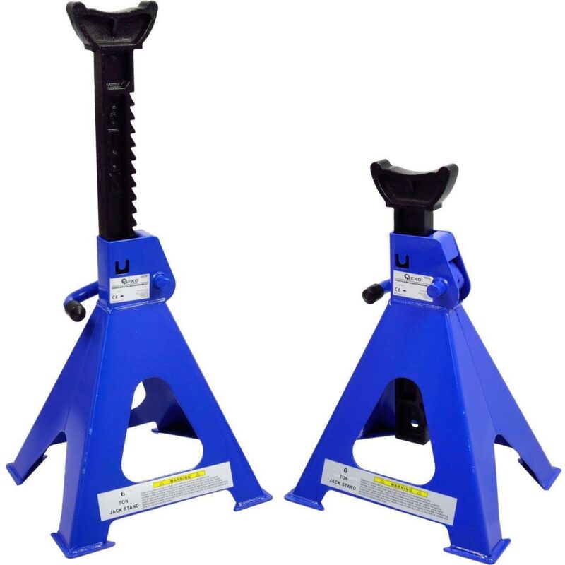 Tooltek Geko Fahrzeugstützen Aus Verstellbarem Stahl 370-610 Mm