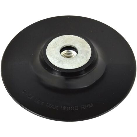 Geko G00324 - Disco de fibra de caucho (125 mm), color negro