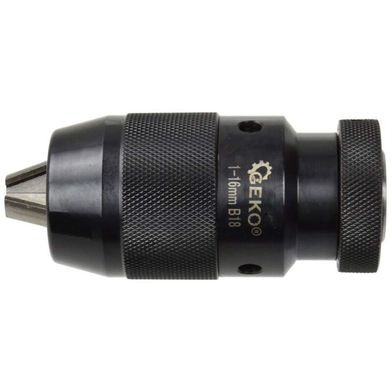 Geko - G00548 - Mandrin (1-16 mm, B18 Profi), couleur noire