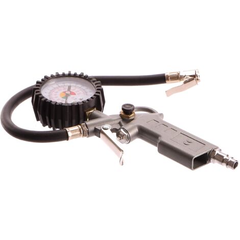Geko G01101 --Reifenfüller mit Manometer, mehrfarbig
