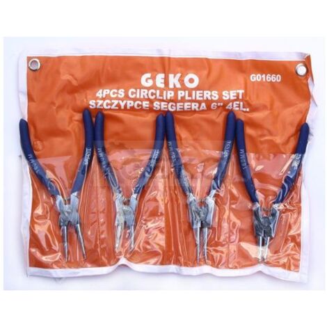 Geko G01660 - Pince de clip (6 pouces), multicolore