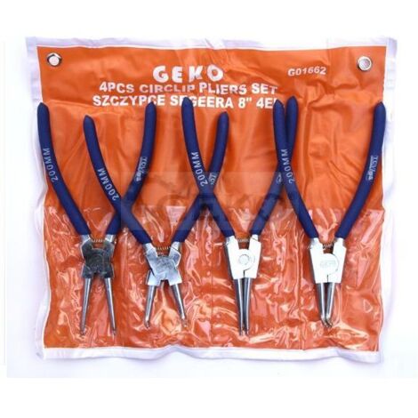 Geko G01662 - Pince de clip (8"), multicolore
