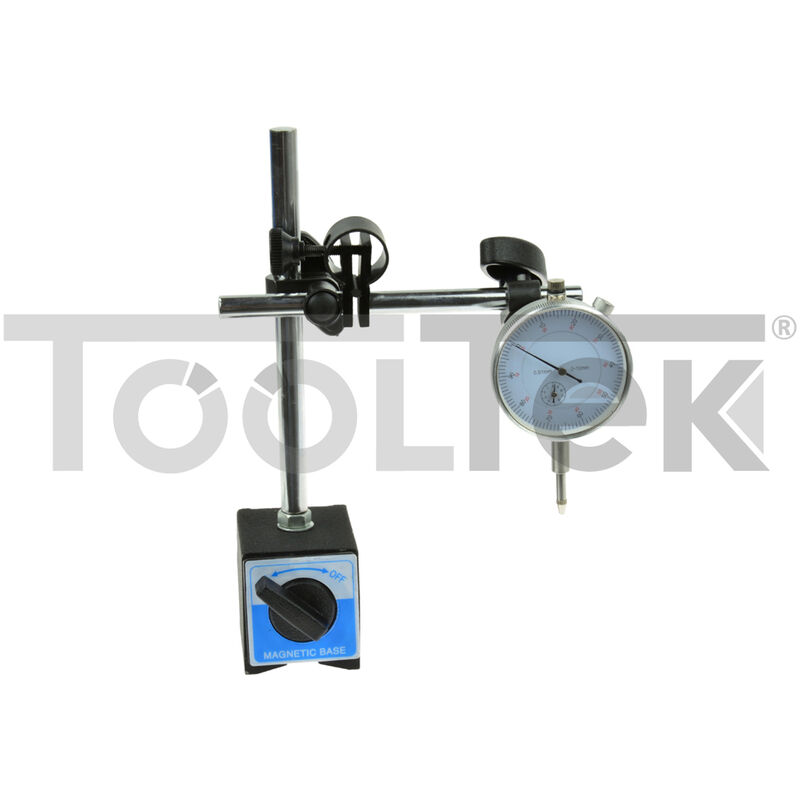 Image of Tooltek - geko G02625 base magnetica supporto magnetico + comparatore 0,01mm