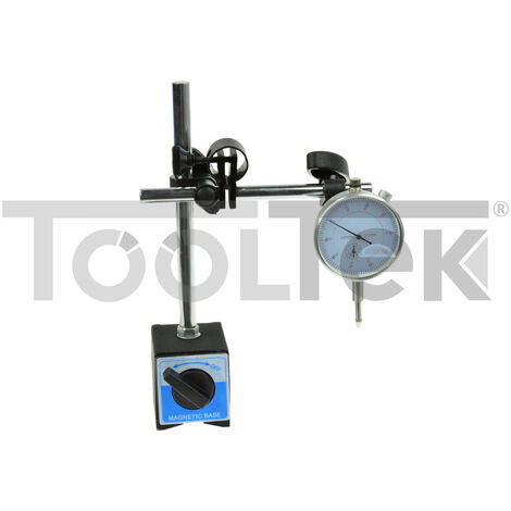 GEKO G02625 BASE MAGNETICA SUPPORTO MAGNETICO + COMPARATORE 0,01mm